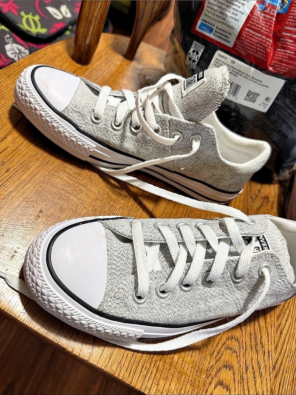 Converse Chuck Taylor All Star Madison Ox Gray & White Sneakers US 7